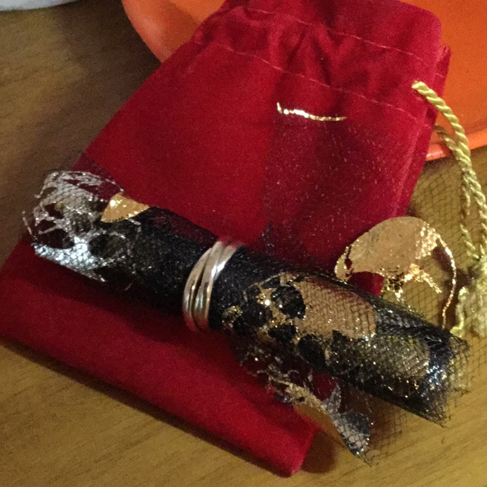 Sterling Silver Triple Loop Ring - image 2